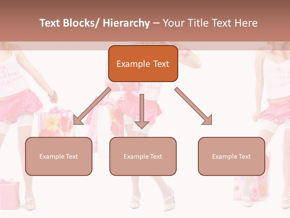 Sexy Presents Blond PowerPoint Template