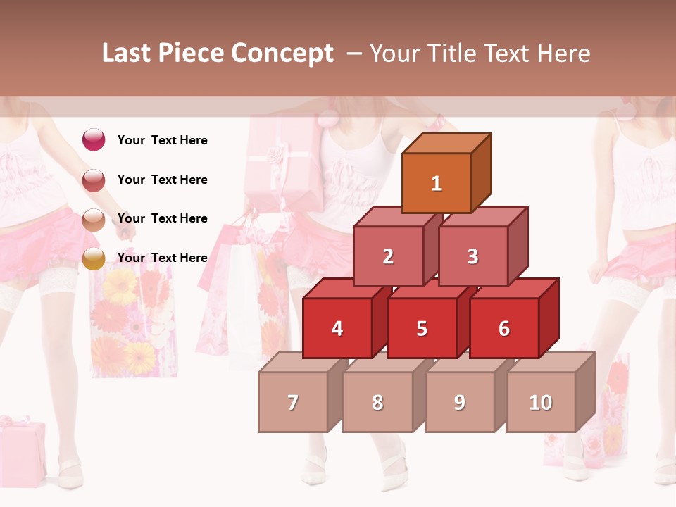 Sexy Presents Blond PowerPoint Template