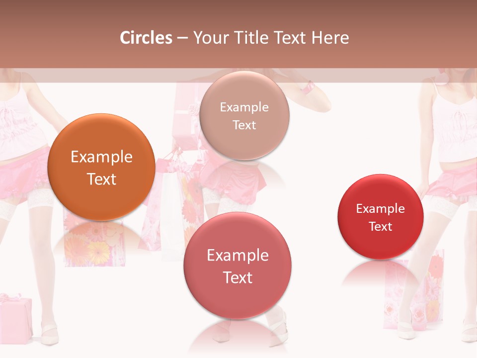 Sexy Presents Blond PowerPoint Template