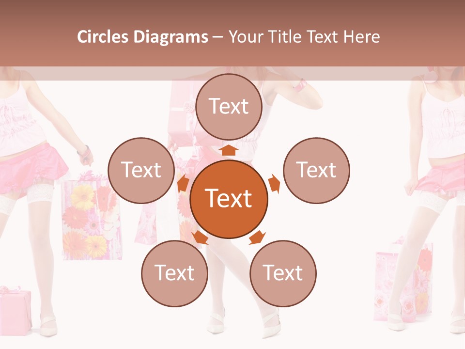 Sexy Presents Blond PowerPoint Template