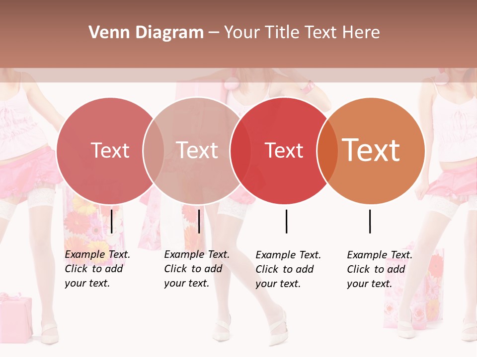 Sexy Presents Blond PowerPoint Template