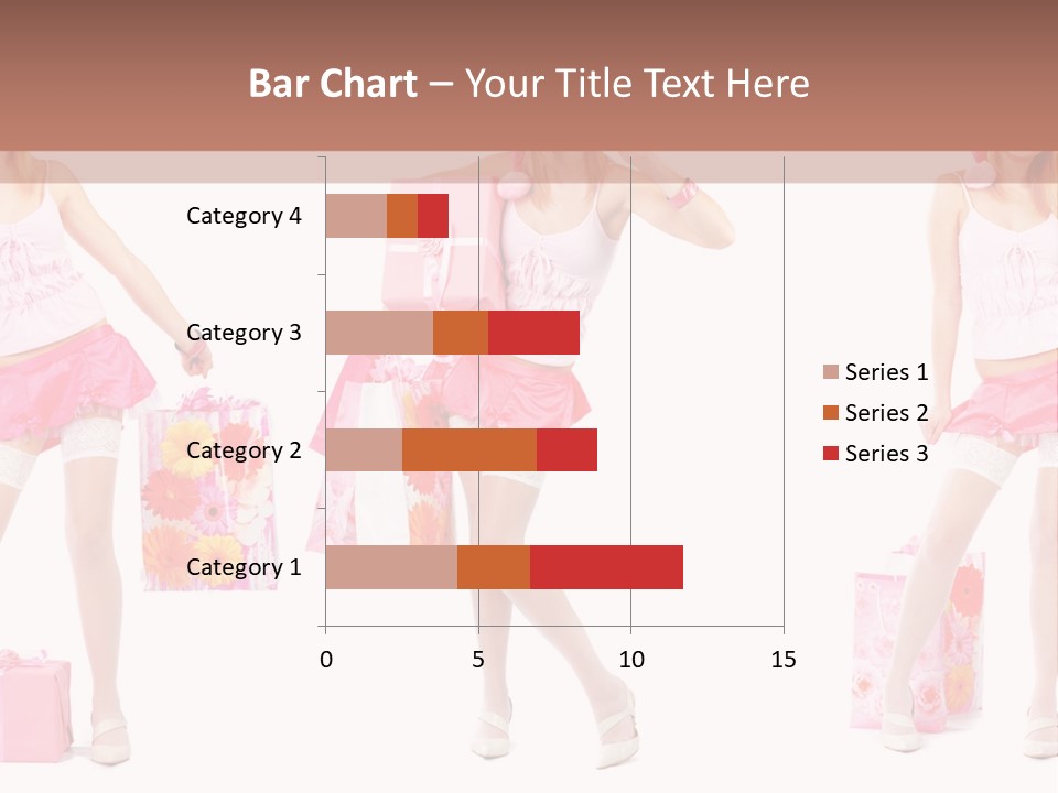 Sexy Presents Blond PowerPoint Template