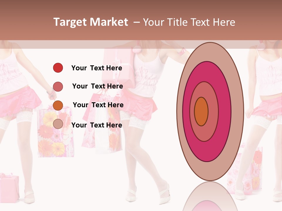 Sexy Presents Blond PowerPoint Template