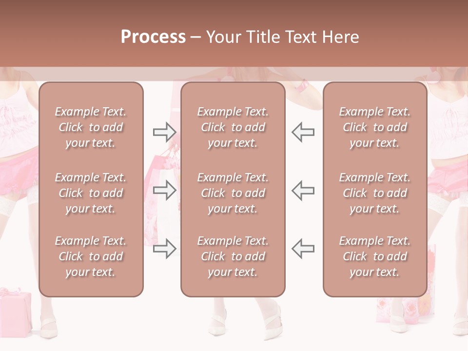 Sexy Presents Blond PowerPoint Template