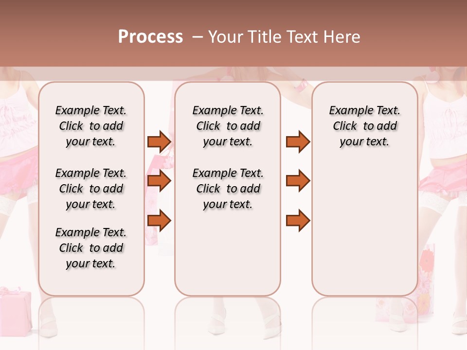 Sexy Presents Blond PowerPoint Template