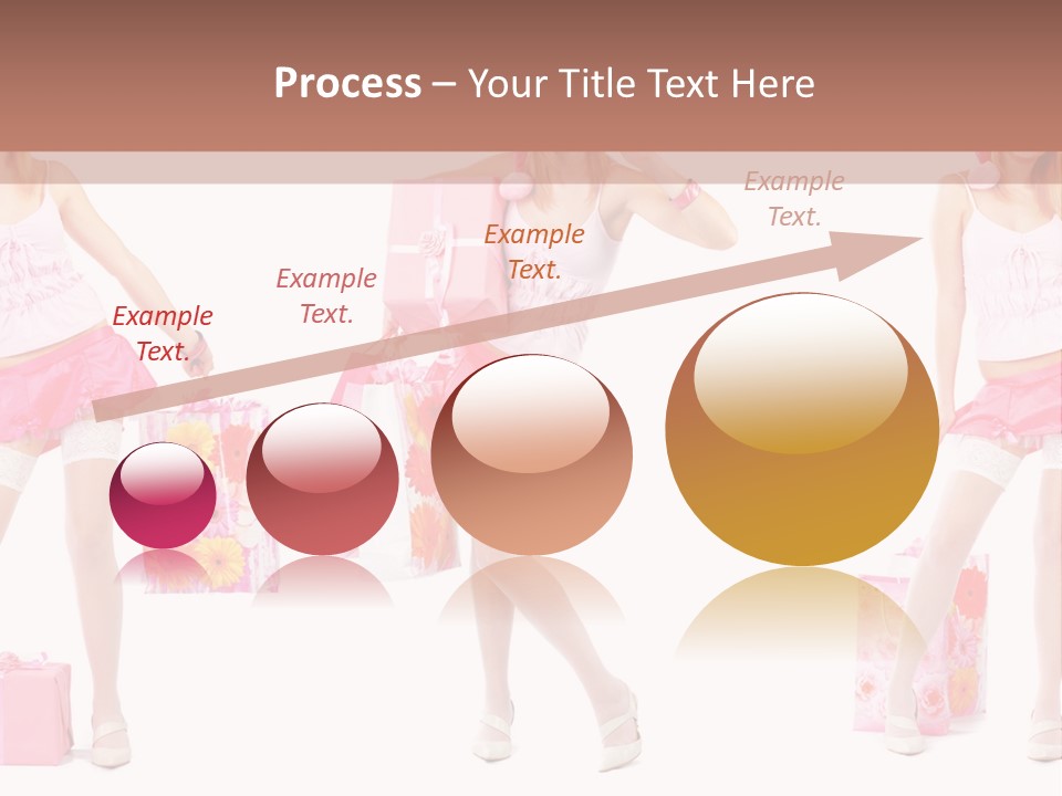 Sexy Presents Blond PowerPoint Template