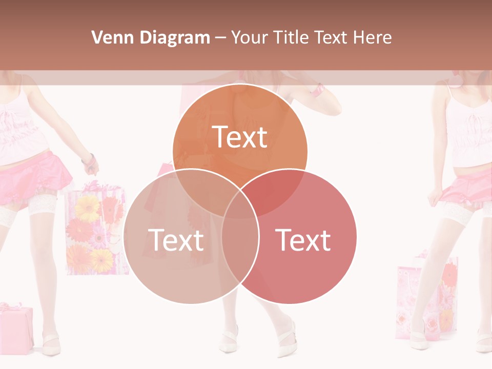 Sexy Presents Blond PowerPoint Template