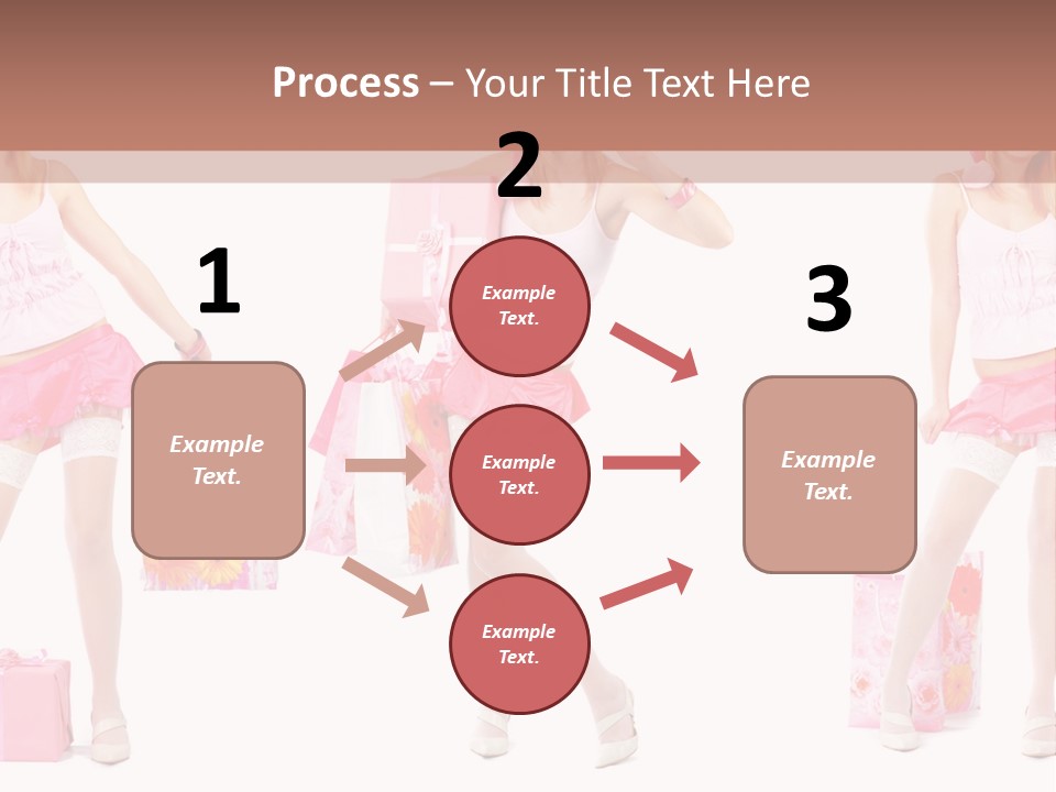 Sexy Presents Blond PowerPoint Template