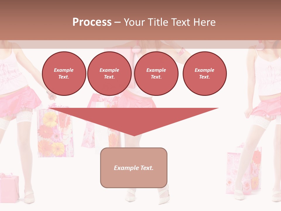 Sexy Presents Blond PowerPoint Template