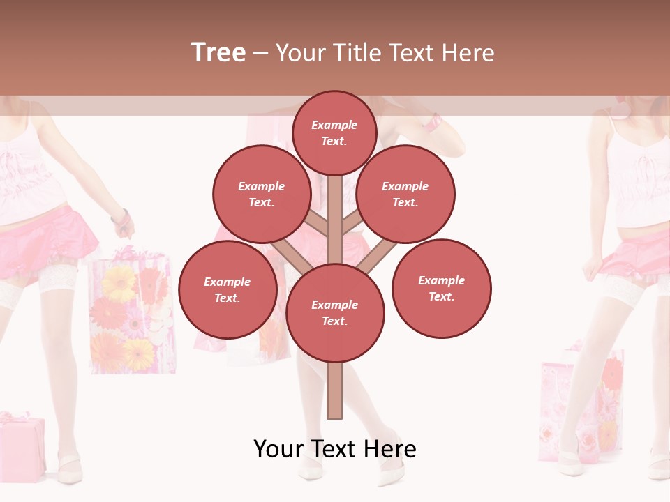 Sexy Presents Blond PowerPoint Template