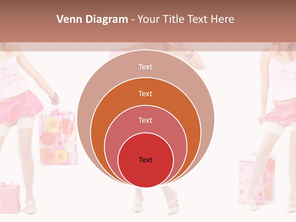 Sexy Presents Blond PowerPoint Template