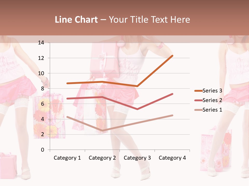 Sexy Presents Blond PowerPoint Template