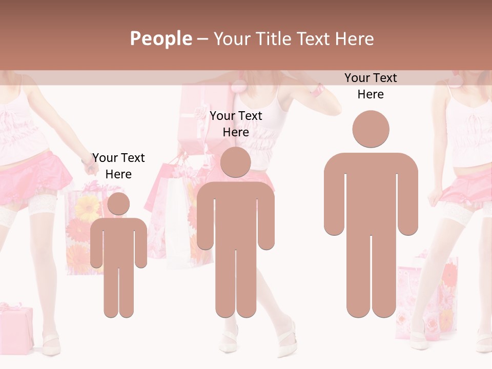 Sexy Presents Blond PowerPoint Template