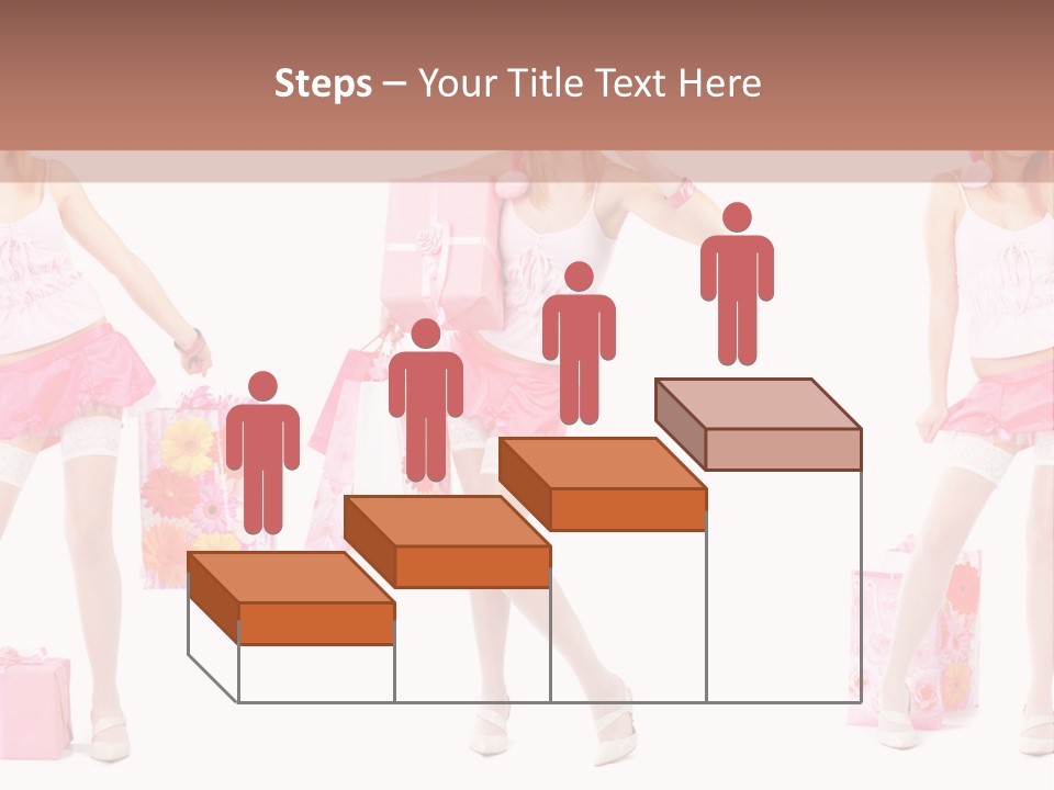 Sexy Presents Blond PowerPoint Template