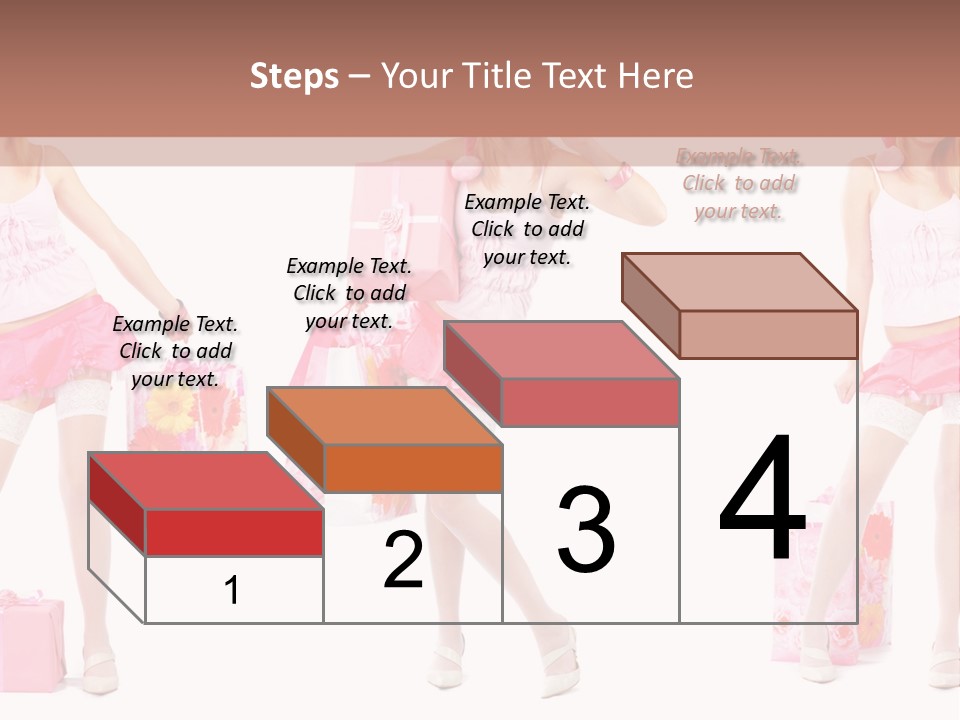 Sexy Presents Blond PowerPoint Template