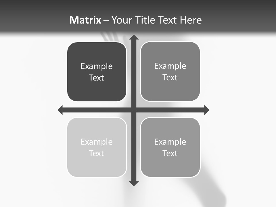 Hidden Woman Cloudy PowerPoint Template