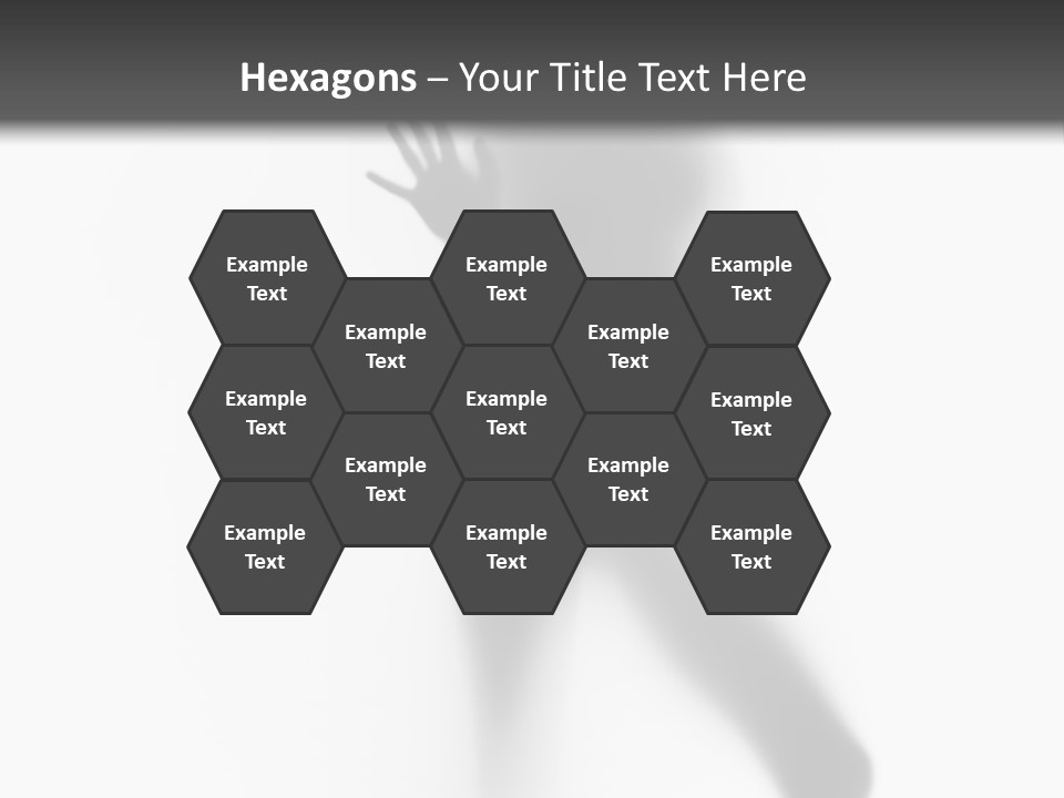 Hidden Woman Cloudy PowerPoint Template