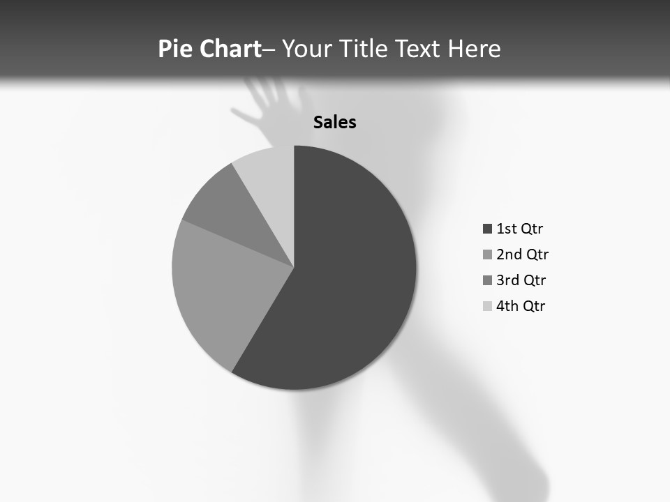 Hidden Woman Cloudy PowerPoint Template