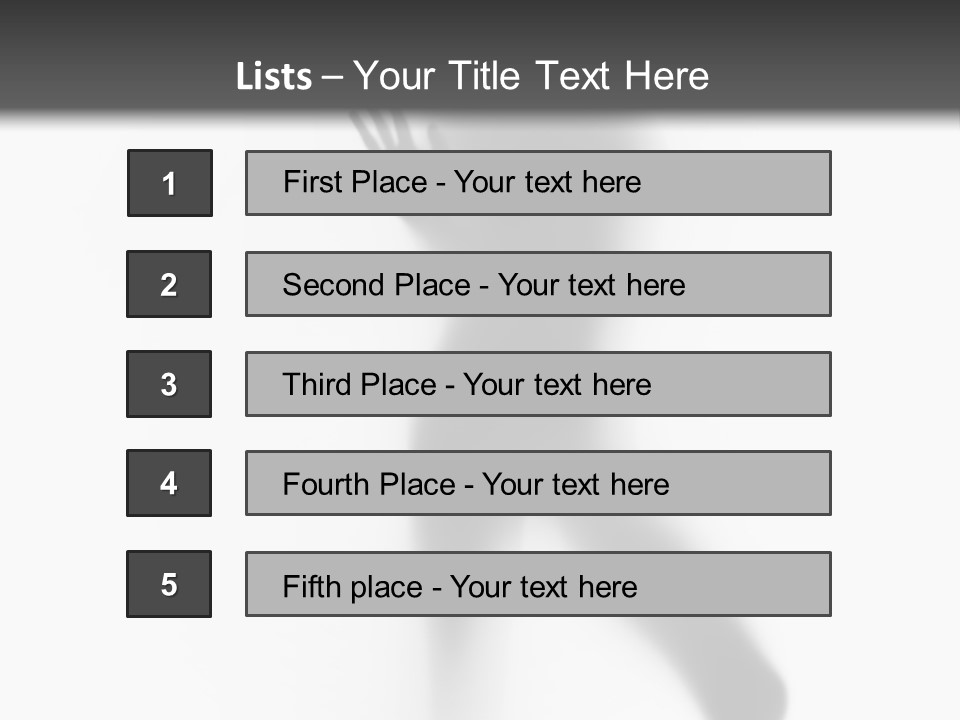 Hidden Woman Cloudy PowerPoint Template