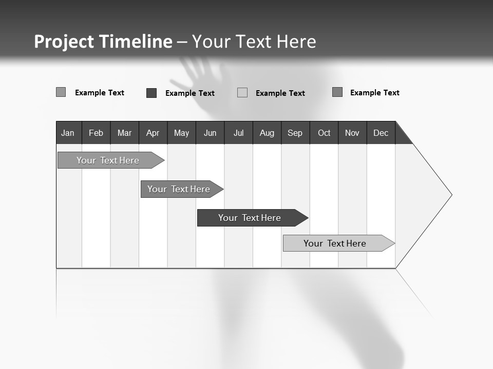 Hidden Woman Cloudy PowerPoint Template
