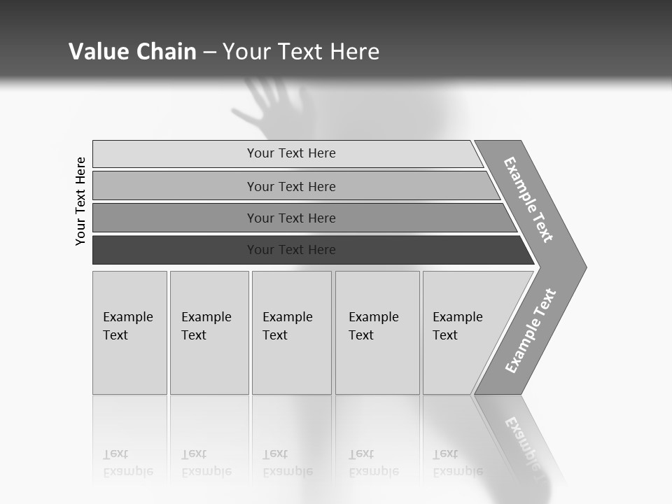 Hidden Woman Cloudy PowerPoint Template