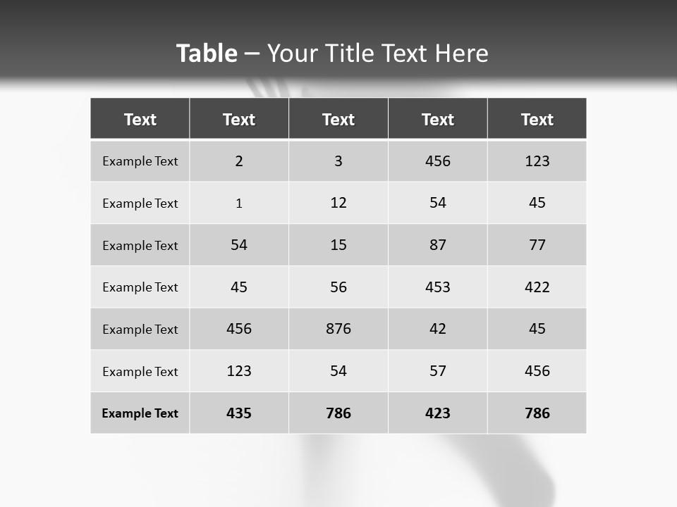 Hidden Woman Cloudy PowerPoint Template