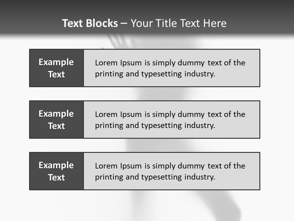 Hidden Woman Cloudy PowerPoint Template