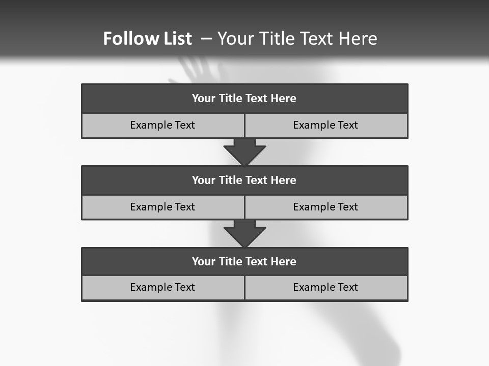 Hidden Woman Cloudy PowerPoint Template