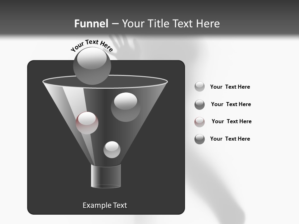 Hidden Woman Cloudy PowerPoint Template