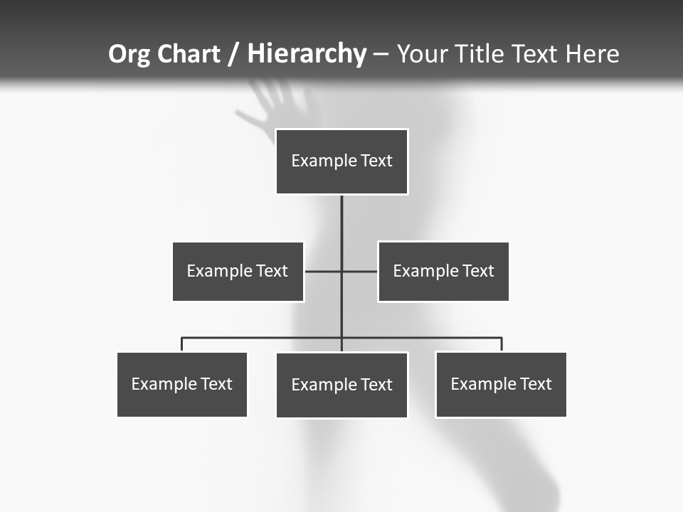 Hidden Woman Cloudy PowerPoint Template