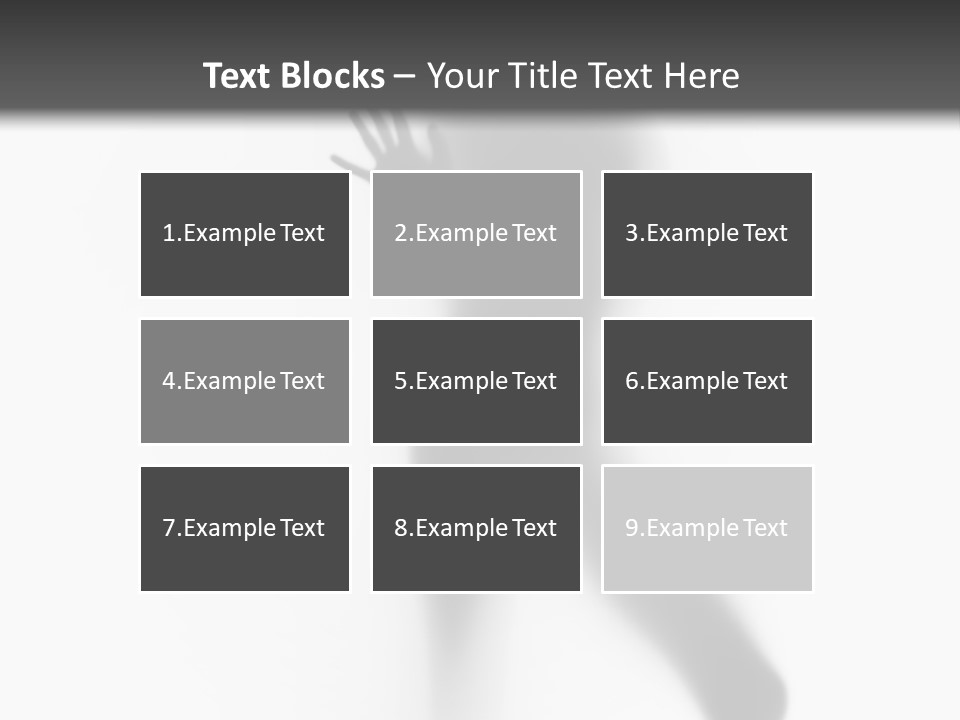 Hidden Woman Cloudy PowerPoint Template