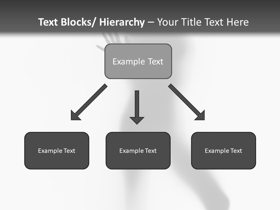 Hidden Woman Cloudy PowerPoint Template