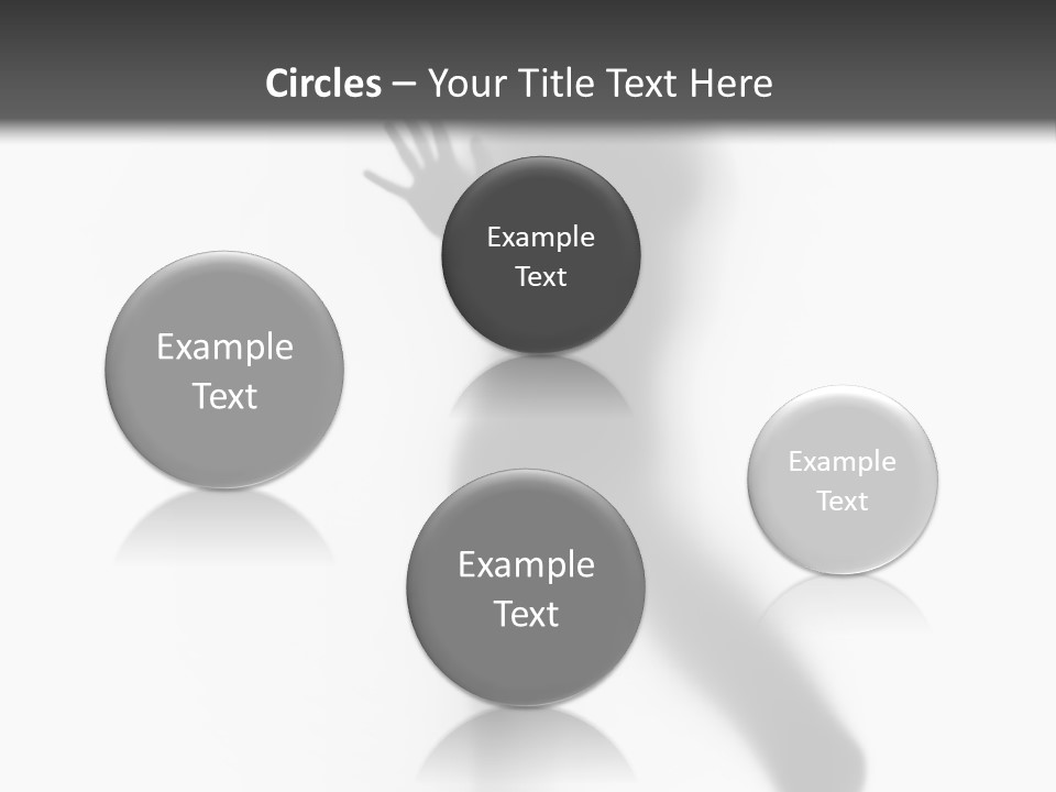 Hidden Woman Cloudy PowerPoint Template