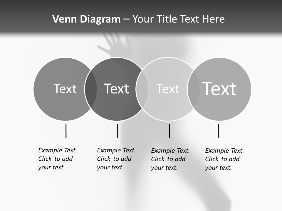 Hidden Woman Cloudy PowerPoint Template