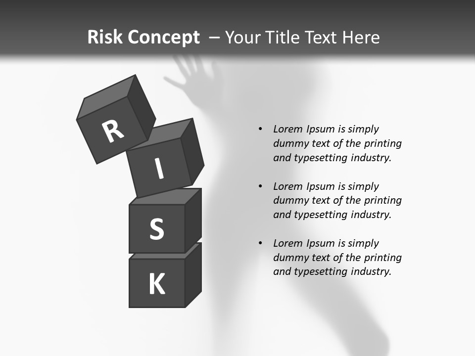 Hidden Woman Cloudy PowerPoint Template