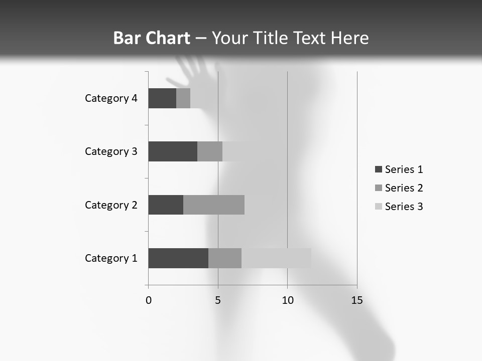 Hidden Woman Cloudy PowerPoint Template