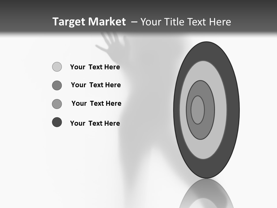 Hidden Woman Cloudy PowerPoint Template