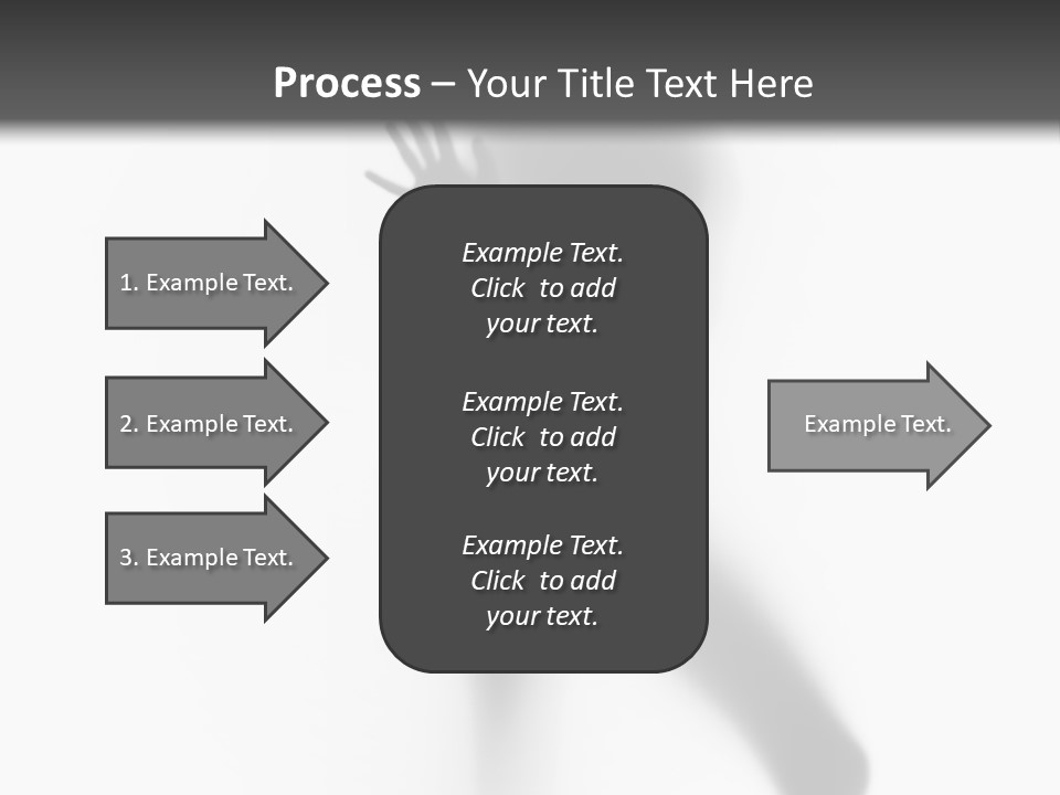Hidden Woman Cloudy PowerPoint Template
