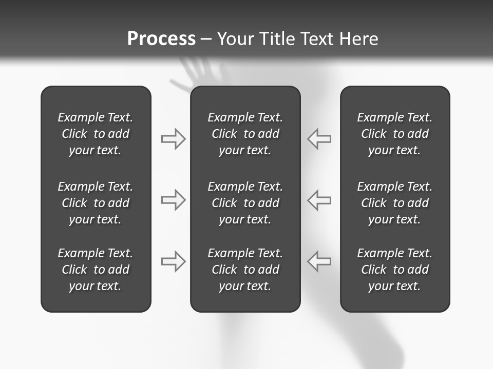Hidden Woman Cloudy PowerPoint Template