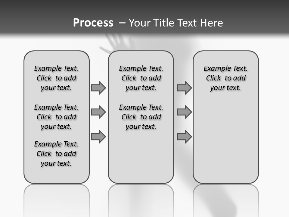 Hidden Woman Cloudy PowerPoint Template