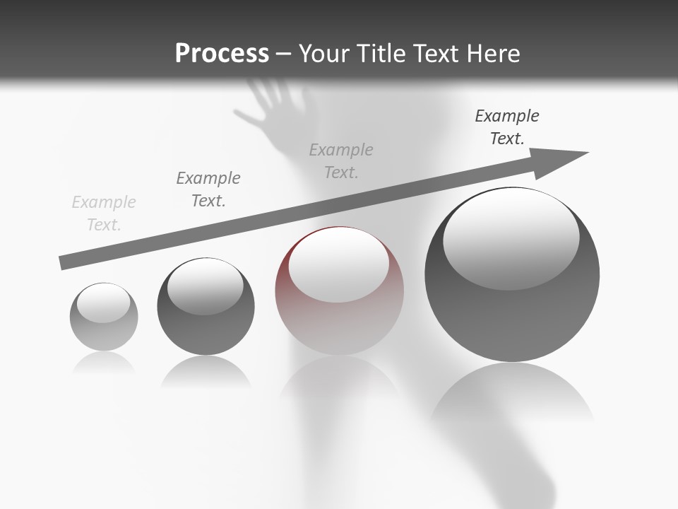 Hidden Woman Cloudy PowerPoint Template