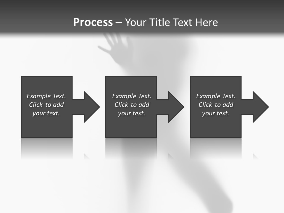 Hidden Woman Cloudy PowerPoint Template
