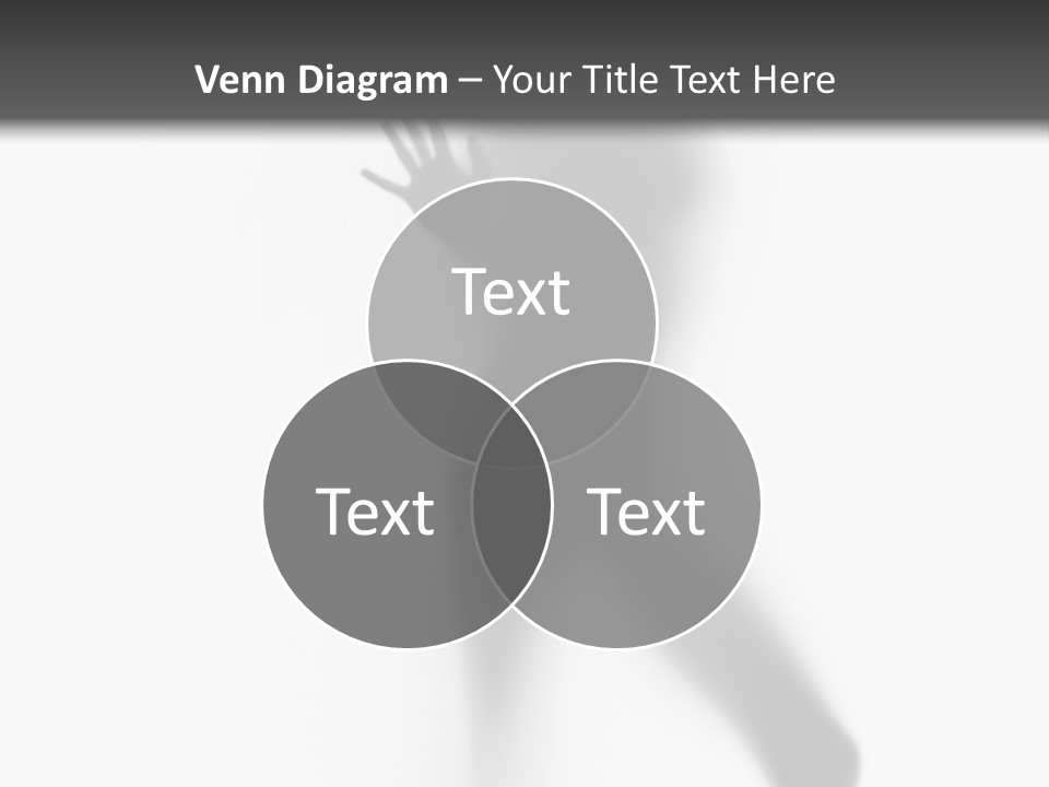 Hidden Woman Cloudy PowerPoint Template