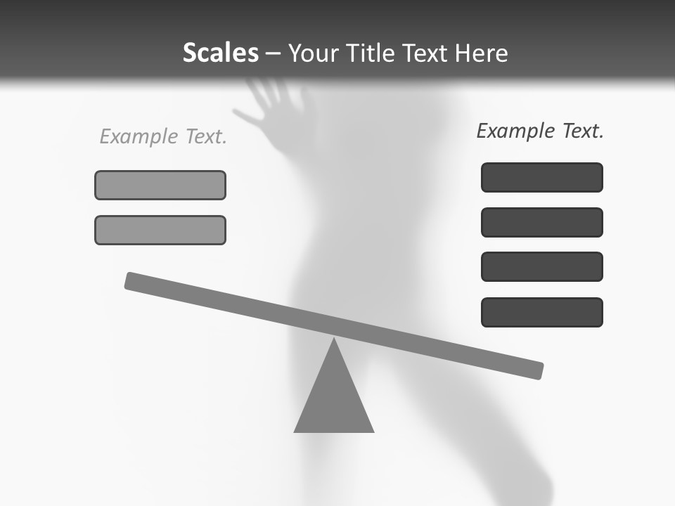 Hidden Woman Cloudy PowerPoint Template