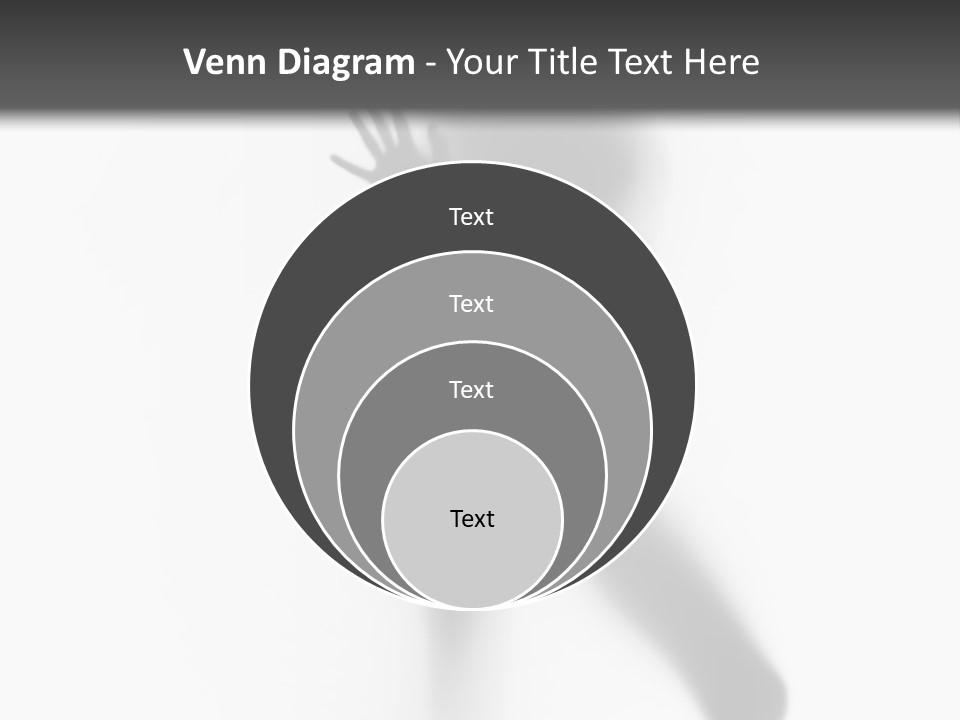 Hidden Woman Cloudy PowerPoint Template