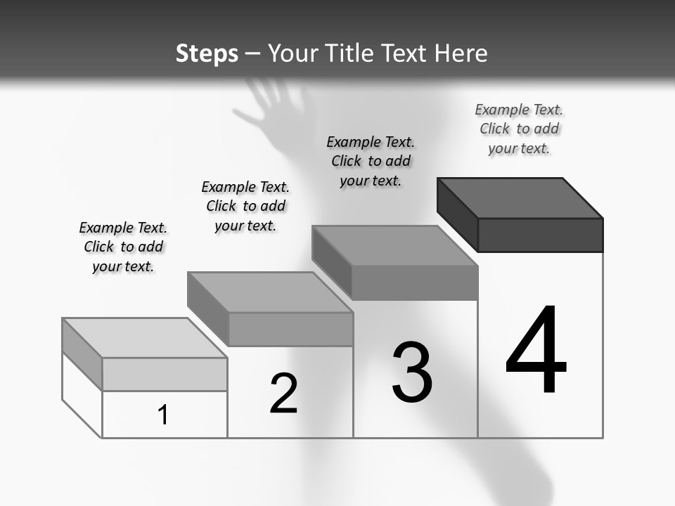 Hidden Woman Cloudy PowerPoint Template