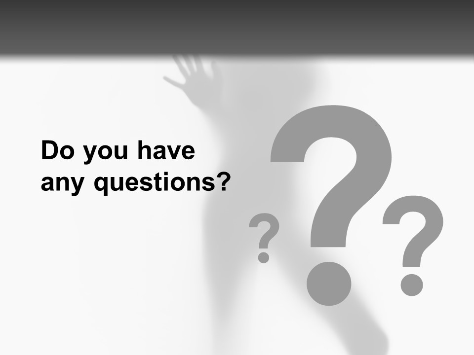 Hidden Woman Cloudy PowerPoint Template