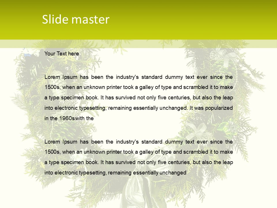 Object Red Traditional PowerPoint Template