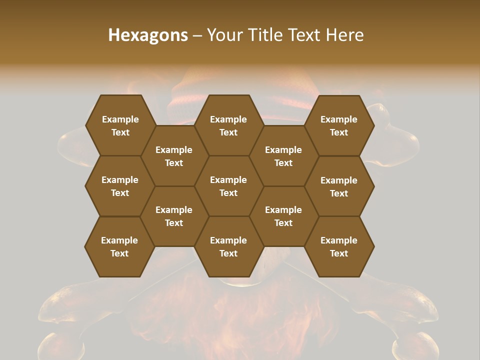 Danger Skeleton Ocean PowerPoint Template