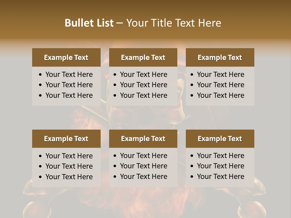 Danger Skeleton Ocean PowerPoint Template